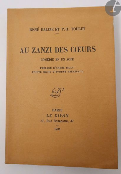 null TOULET (Paul-Jean) - DALIZE (René).
Au zanzi des cœurs. Comédie en un acte....