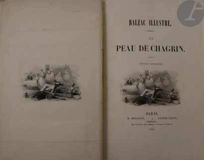 null BALZAC (Honoré de).
La Peau de chagrin. Études sociales.
Paris : H. Delloye,...