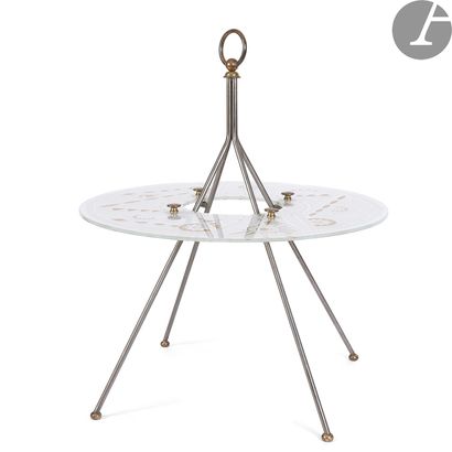 null GEORGES TERZIAN (1939-2021)
Table volante. La structure quadripode en acier...