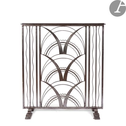 null ART DECO WORK - GEORGES TERZIAN COLLECTIONImportant
fire screen made from a...