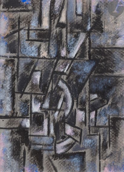 null GEORGES TERZIAN (1939-2021) 
Composition
Gouache.
Non signée. 
15 x 11,5 cm