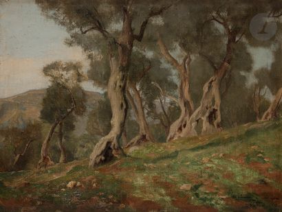 null Paul SIEFFERT (1874-1957
)Landscape at Tivoli, 1903Oil
on cardboard.
Signed,...