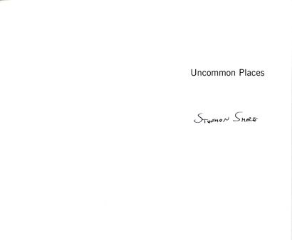 null SHORE, Stephen (né en 1947) [Signed]

Uncommon places, The Complete Works.
New...