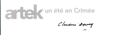 null DOURY, Claudine (née en 1959) [Signed]

Artek, un été en Crimée.
Paris. Éditions...
