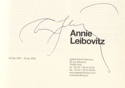 null LEIBOVITZ, Annie (née en 1949) [Signed]

Nudes.
Paris. Édition Mennour, 2001.

In-4...