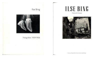 BING, Ilse (1899-1998)
2 ouvrages.

*Vision...