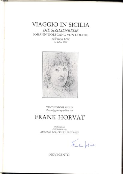 null HORVAT, Frank (1928-2020) [Signed]

Et in Aracadia Ego.
Palerme, Novecento,...