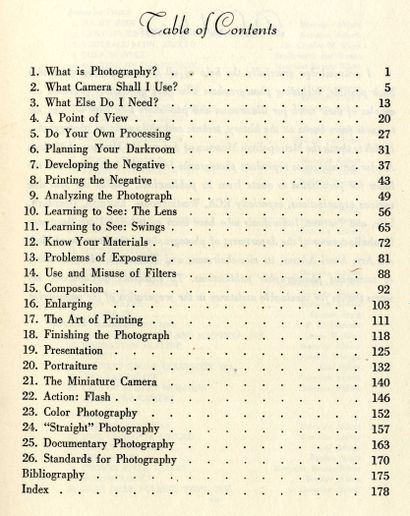 null ABBOTT, Berenice (1898-1991)
4 ouvrages.

*A Guide to Better Photography.
 Developpement,...