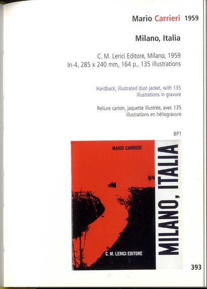 null CARRIERI, Mario (né en1932) [Signed]

Milano, Italia.
Milan, C. M. Lerici editore,...
