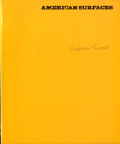 null SHORE, Stephen (né en 1947) [Signed]

American Surfaces.
Londres / New York,...