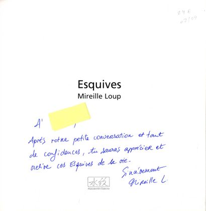 null LOUP, Mireille (née en 1969) [Signed]
4 ouvrages.

*Nocturne ou les garçons...