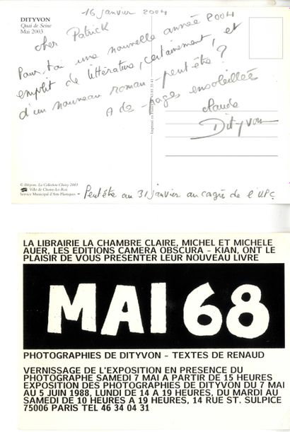 null [PARIS]
DITYVON, Claude(1937-2008) [Signed]

Mai 68.
Paris, Camera Obscura -...