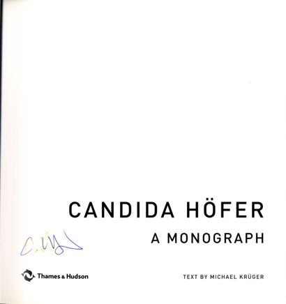 null HÖFER, Candida (née en 1944) [Signed]

A Monograph.
Londres, Thames & Hudson,...