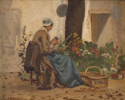 Jean-François RAFFAËLLI (1850-1924) Femme...