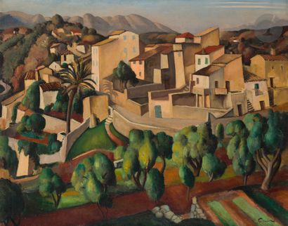 Edmond CERIA (1884-1955)
Village provençal,...