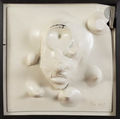 César Baldaccini dit CÉSAR (1921-1998
)Mask,
1968Thermoformed
resin
.
Signed...