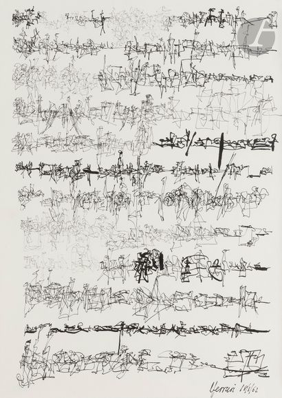 León FERRARI [Argentine] (1920-2013
)Composition,
1962Indian
ink
.
Signed...