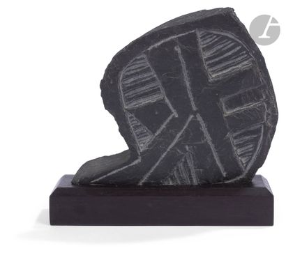 null Raoul UBAC [Franco-Belgian] (1910-1985
)Composition, circa
1950-55Sculpted
slate
.
Monogrammed...
