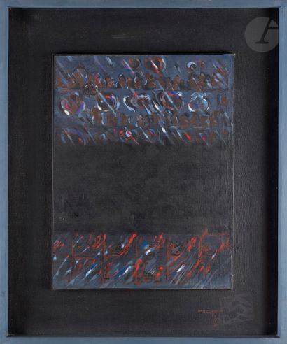 null Mohammed KACIMI [marocain] (1942-2003)
Composition, 1984
Huile sur toile montée...