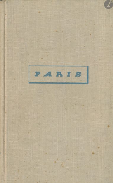  [PARIS] STONE, SASHA (1895-1940) Paris. Klinkhardt & Biermann, Berlin, 1930. In-8...