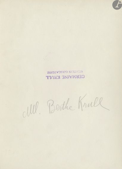 null KRULL, GERMAINE (1897-1985) [Signed]
Études de nu.
Librairie des Arts Décoratifs,...