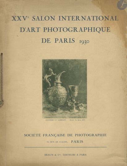 PICTORIALISME. XXV° Salon International d'Art Photographique de Paris 1930. Société...