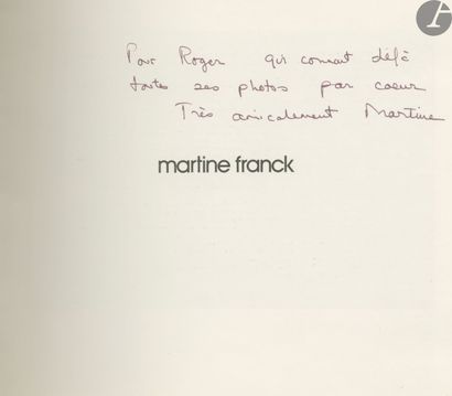null FRANCK, MARTINE (1938-2012) [Signed]
Martine Franck.
Contrejour, 1976.
In-4...