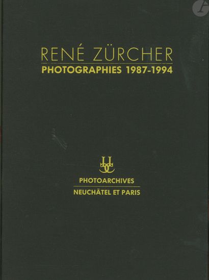 null ZÜRCHER, RENÉ (1967) [Signed]
René Zurcher. Photographies 1987-1994.
Ides et...