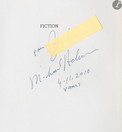 null ACKERMAN, MICHAEL (1967) [Signed
]Fiction.
Delpire, 2001.
in-4 (27 x 20 cm)....