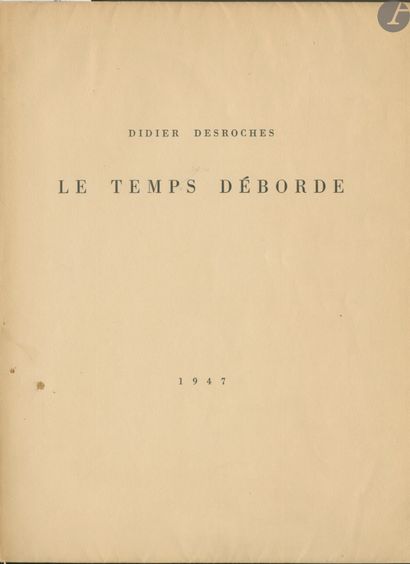 DESROCHES, DIDIER (Paul Éluard) (1895-1952)...