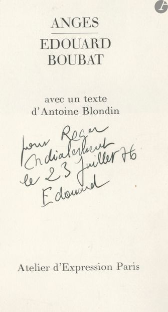  BOUBAT, ÉDOUARD (1923-1999) [Signed] 5 ouvrages, dédicacés et signés par Édouard...