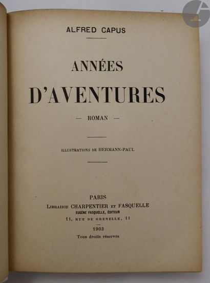 null CAPUS (Alfred).
Ensemble de 4 ouvrages dédicacés à l'avocat et homme politique...