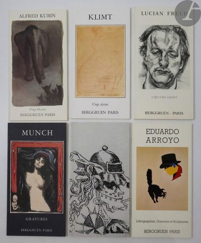 null BERGGRUEN.
Collection de 35 catalogues illustrés de la galerie Berggruen & compagnie...