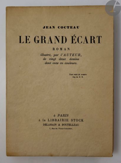 null *COCTEAU (Jean).
Le Grand écart. Roman.
Paris : Librairie Stock, Delamain, Boutelleau...