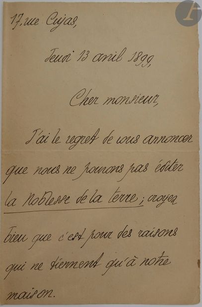 null PÉGUY (Charles).
Le Mystère de la charité de Jeanne d'Arc.
Paris : Cahiers de...