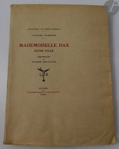 null FARRÈRE (Claude) - BRISSAUD (Pierre).
Mademoiselle Dax jeune fille.
Paris :...