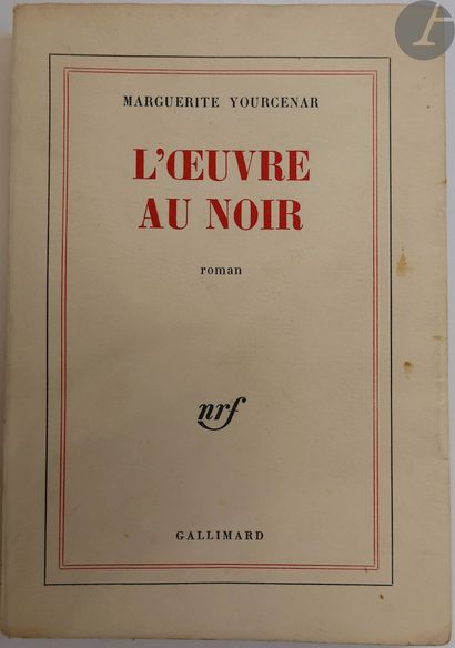 null YOURCENAR (Marguerite).
L'Œuvre au Noir.
Paris : Gallimard, [1968]. - In-8,...