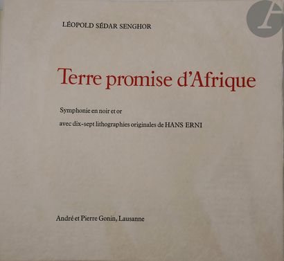 null *SENGHOR (Léopold Sédar) - ERNI (Hans).
Terre promise d'Afrique. Symphonie en...