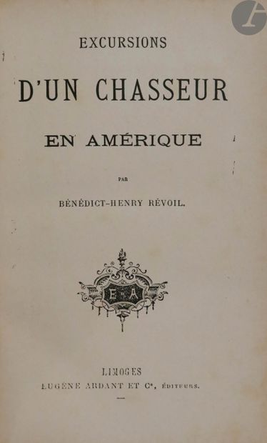 null *[CHASSE].
Ensemble de 5 ouvrages :


- IRVING (Washington). VOYAGE DANS LES...