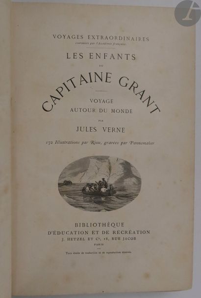 null *VERNE (Jules).
Les Enfants du Capitaine Grant. Voyage autour du monde. 172...