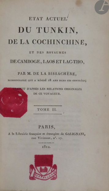  LA BISSACHÈRE (Pierre-Jacques Lemonnier de) - [MONTYON (Antoine-Jean-Baptiste-Robert...
