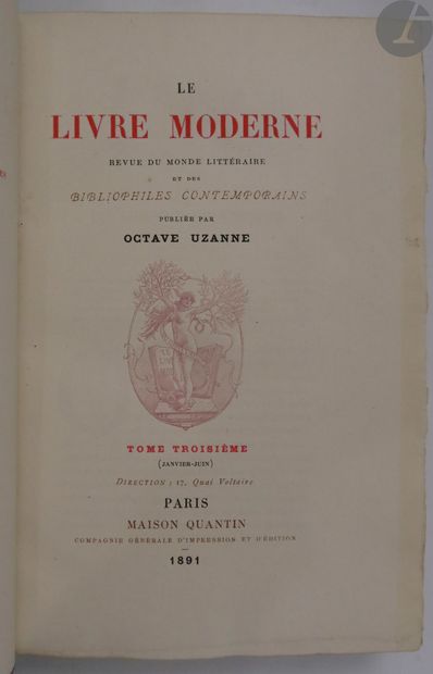 null UZANNE (Octave).
Le Livre moderne. Revue du monde littéraire et des bibliophiles...
