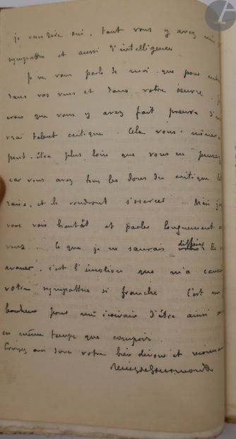null GOURMONT (Remy de).
Pages choisies.
Paris : Mercure de France, 1922. — In-8,...