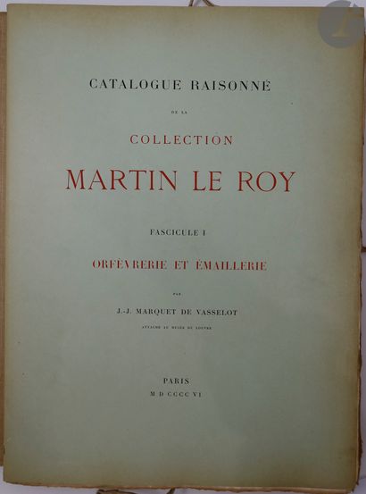 *[LE ROY (Martin)] - MARQUET DE VASSELOT...