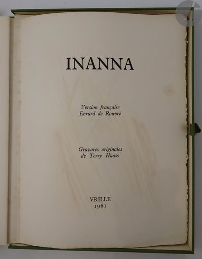 null *HAASS (Terry).
Inanna. Version française Evrard de Rouvre.
S.l. : Vrille, 1961....