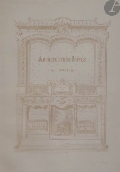 null DALY (César).
L'Architecture privée au XIXe siècle sous Napoléon III. Nouvelles...
