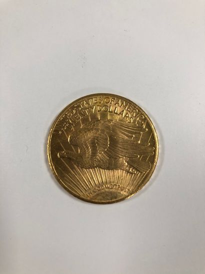  1 pièce de 20 Dollars en or. Type Saint Gaudens.1924
