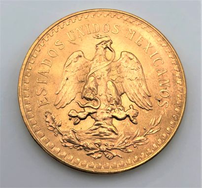 null 1 pièce de 50 Pesos en or, dans un sachet numéroté 2021-0084
Type 1821-1947