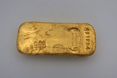 1 Lingot d'or (996.6) N° 490263, avec certificat....