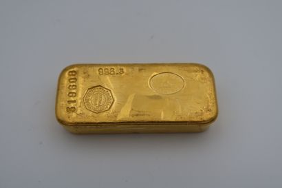 1 Lingot d'or (996.3) N° 319608, avec certificat....